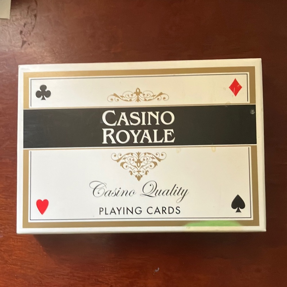 Casino Royals James Bond collection playing cards 2 decks of playing cards poker